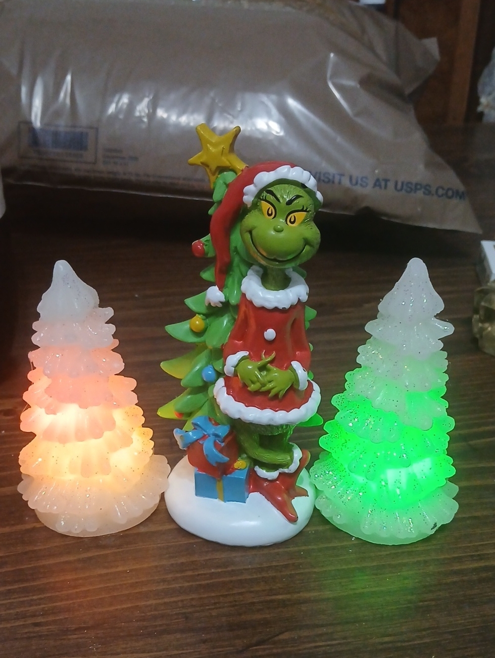 Grinch Christmas Figurine  Green